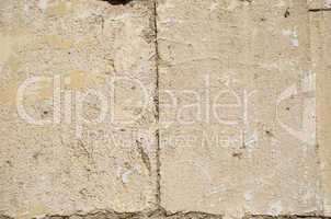 Old stone wall limestone