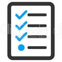 Checklist icon from Business Bicolor Set
