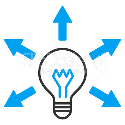 Idea icon from Business Bicolor Set