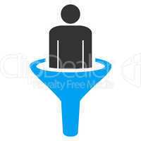 Sales funnel icon from Business Bicolor Set