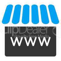 Webstore icon from Business Bicolor Set