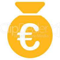 Money bag icon from BiColor Euro Banking Set