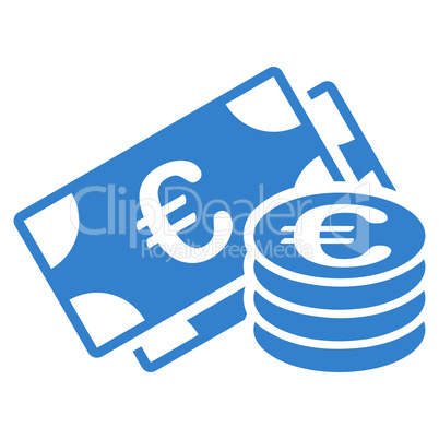 Euro cash icon from BiColor Euro Banking Set