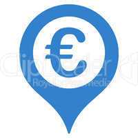 Map marker icon from BiColor Euro Banking Set