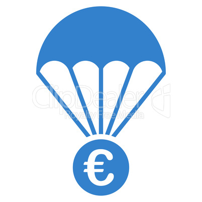 Papachute icon from BiColor Euro Banking Set