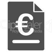 Invoice icon from BiColor Euro Banking Set