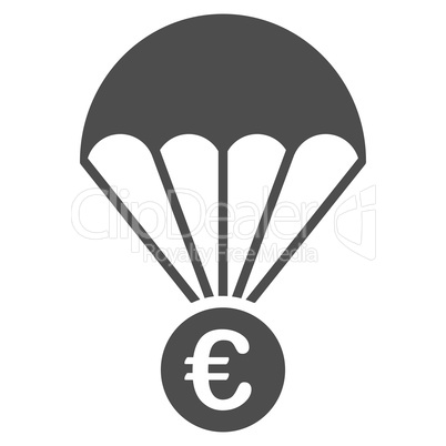 Papachute icon from BiColor Euro Banking Set