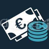 Euro cash icon from BiColor Euro Banking Set