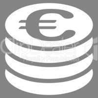 Coin column icon from BiColor Euro Banking Set