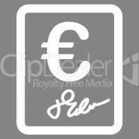 Contract icon from BiColor Euro Banking Set