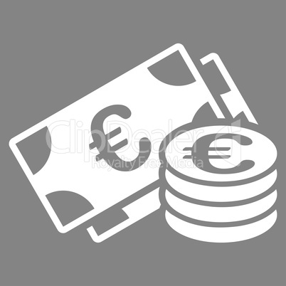 Euro cash icon from BiColor Euro Banking Set