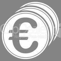 Euro coins icon from BiColor Euro Banking Set