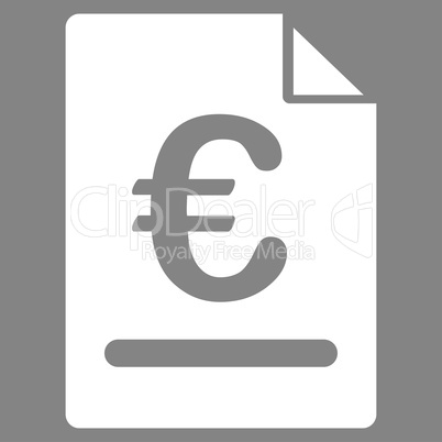 Invoice icon from BiColor Euro Banking Set