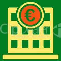 Company building icon from BiColor Euro Banking Set