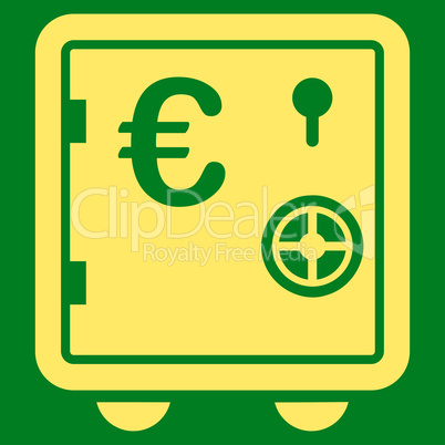 Safe euro icon from BiColor Euro Banking Set