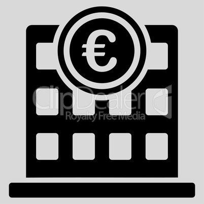 Company building icon from BiColor Euro Banking Set