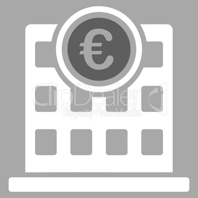 Company building icon from BiColor Euro Banking Set