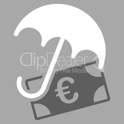 Financial insurance icon from BiColor Euro Banking Set