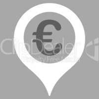 Map marker icon from BiColor Euro Banking Set