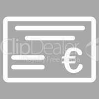 Cheque icon from BiColor Euro Banking Set