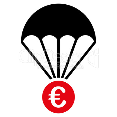 Papachute icon from BiColor Euro Banking Set