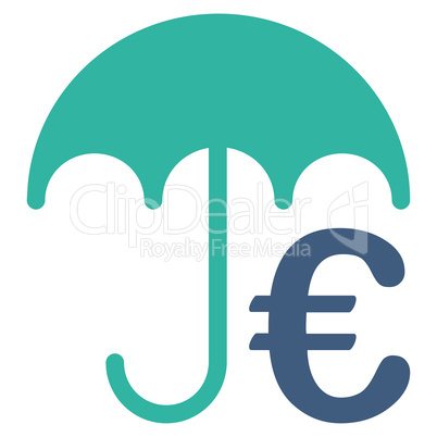Incurance icon from BiColor Euro Banking Set