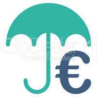 Incurance icon from BiColor Euro Banking Set