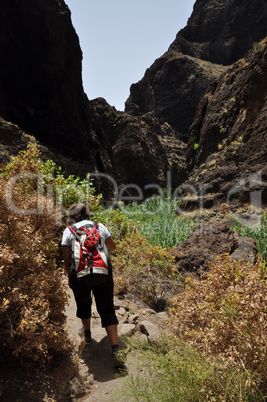 Wandern in der Masca-Schlucht, Teneriffa