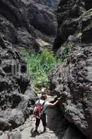 Wandern in der Masca-Schlucht, Teneriffa