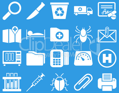 Medical bicolor icons