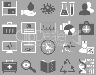 Medical bicolor icons