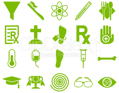 Medical bicolor icons