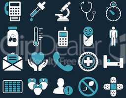 Medical bicolor icons