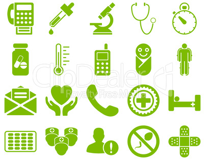 Medical bicolor icons