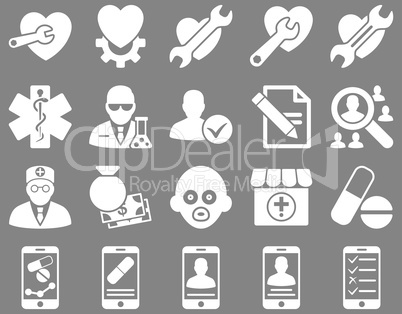 Medical bicolor icons