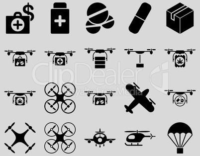 Medical bicolor icons