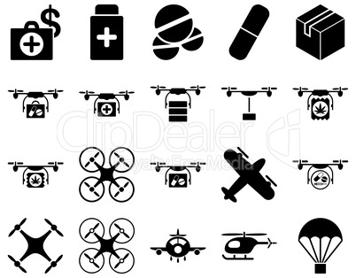 Medical bicolor icons