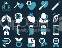 Medical bicolor icons