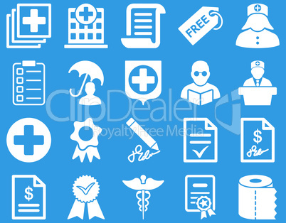 Medical bicolor icons