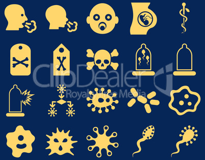 Medical bicolor icons