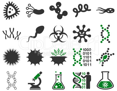 Medical bicolor icons