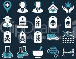 Medical bicolor icons