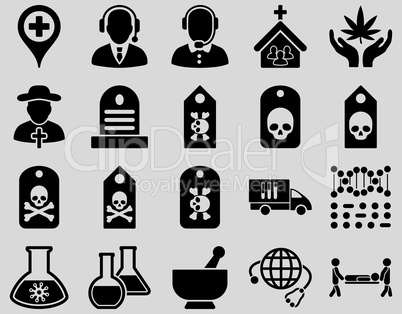 Medical bicolor icons