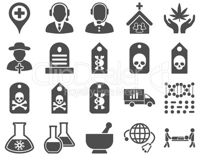 Medical bicolor icons