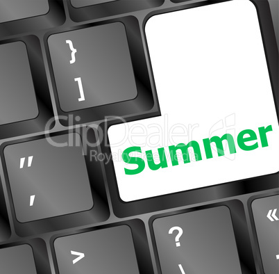 Button "SUMMER" on keyboard