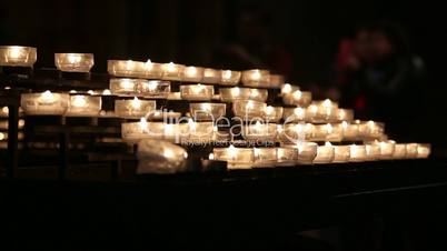 Cologne Cathedral church candles