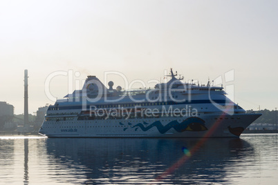 Cruise ships are visiting Kiel, Kiel, Germany