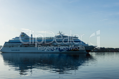 Cruise ships are visiting Kiel, Kiel, Germany