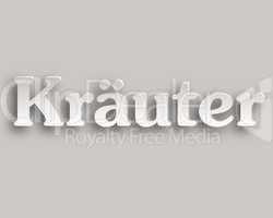 Kräuter Papier