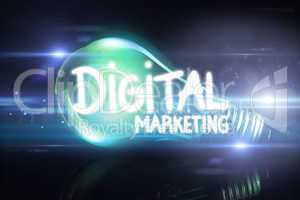 Composite image of digital marketing